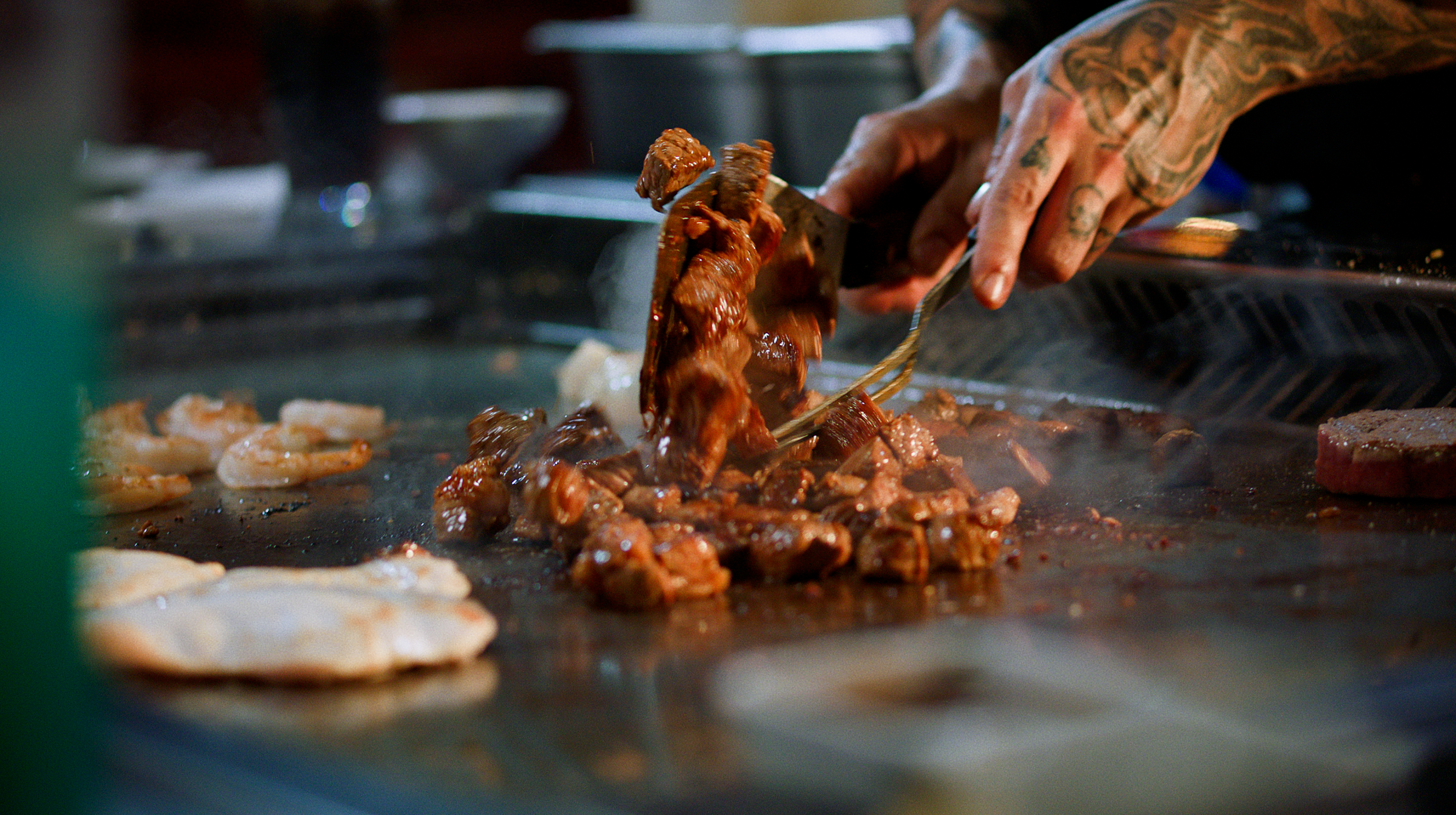 Saito's hibachi and sushi dishes